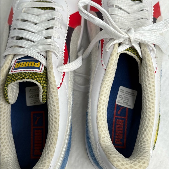 Puma G.V. Special Sneakers Men’s 9 White Red Blue Retro Low-Top - Picture 7 of 13